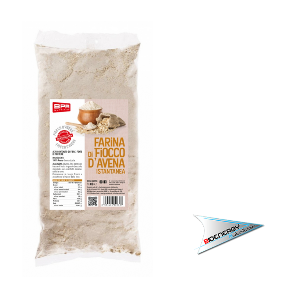 Bpr Nutrition-FARINA D'AVENA ISTANTANEA (Conf. 1 Kg)     